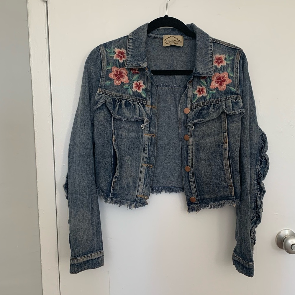 Embroidered Denim Jacket